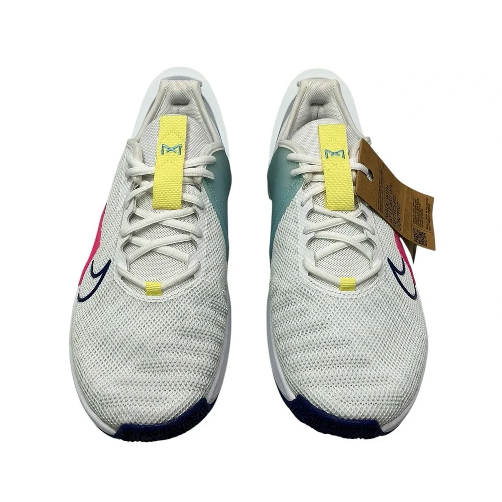 Nike Metcon 9 EasyOn Shoes White Citron Yellow/Pink DZ2615 102 Men Sz 10 No Box